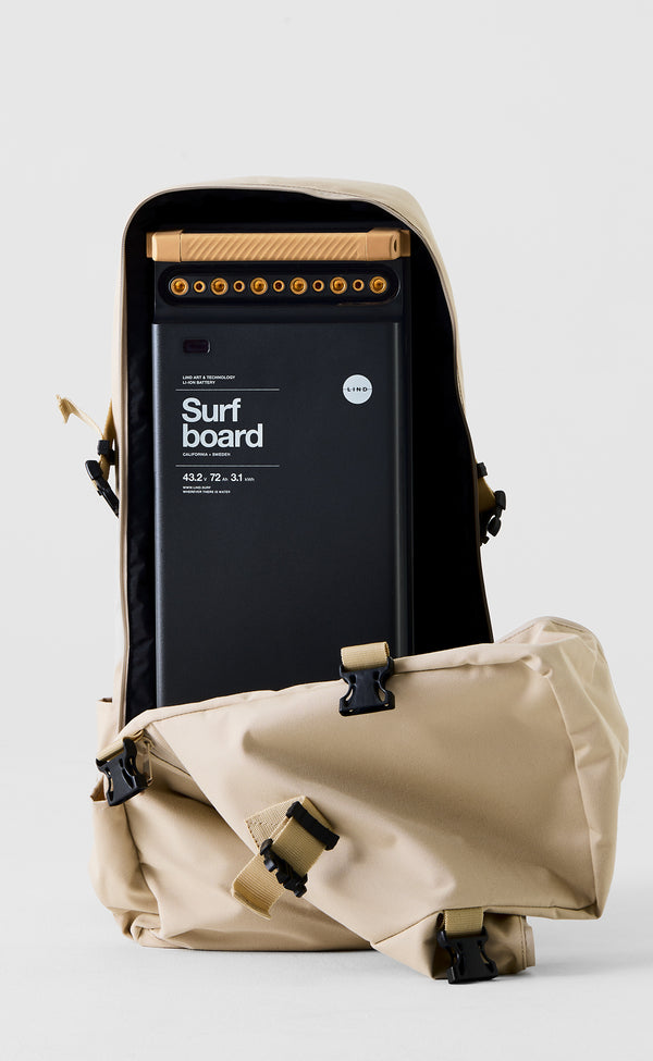 LIND backpack for battery and jet